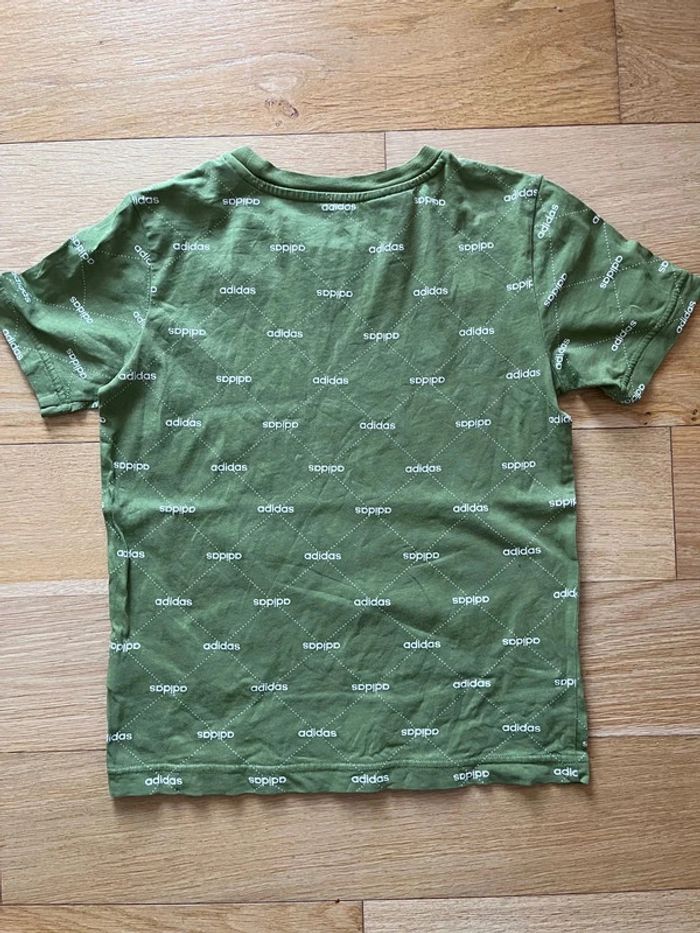 Teeshirt adidas vert vintage taille S #EmmaLilleS36 - photo numéro 2