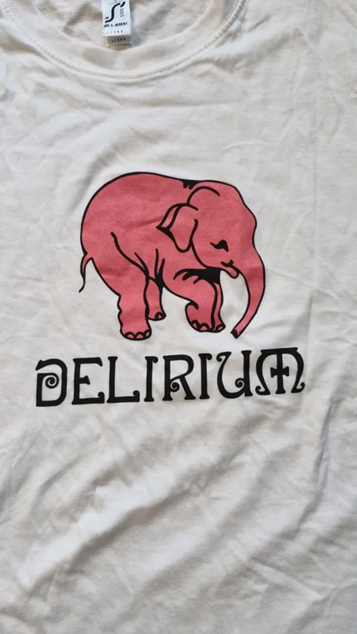 Tee-shirt homme taille L blanc delirium - photo numéro 3
