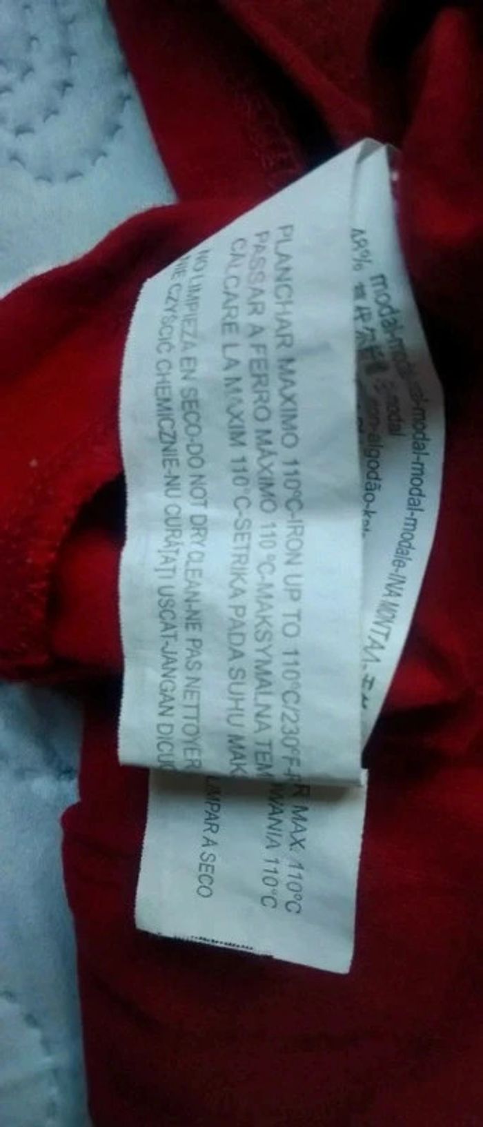 Haut rouge col montant en V neuf femme Xs bershka - photo numéro 14