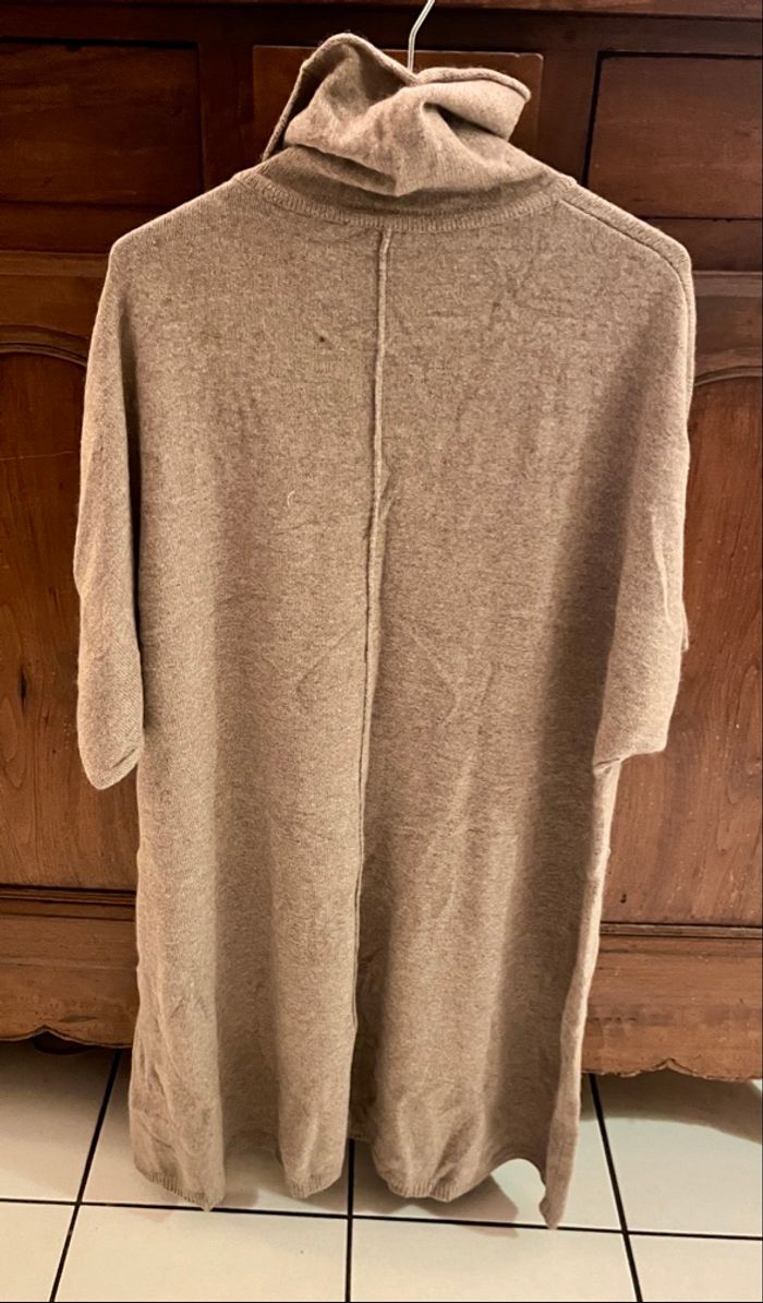 Robe en laine mélange , col roulé , manches mi-long - photo numéro 6