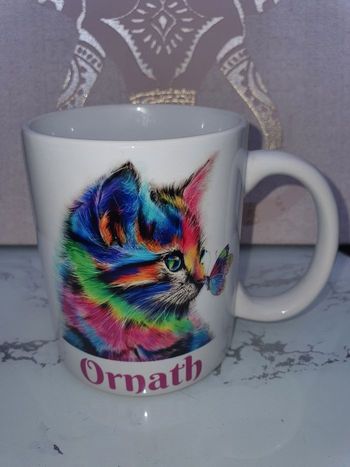 Mug chat personnalisé