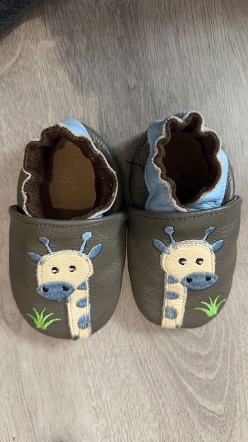 Chausson souple en cuir