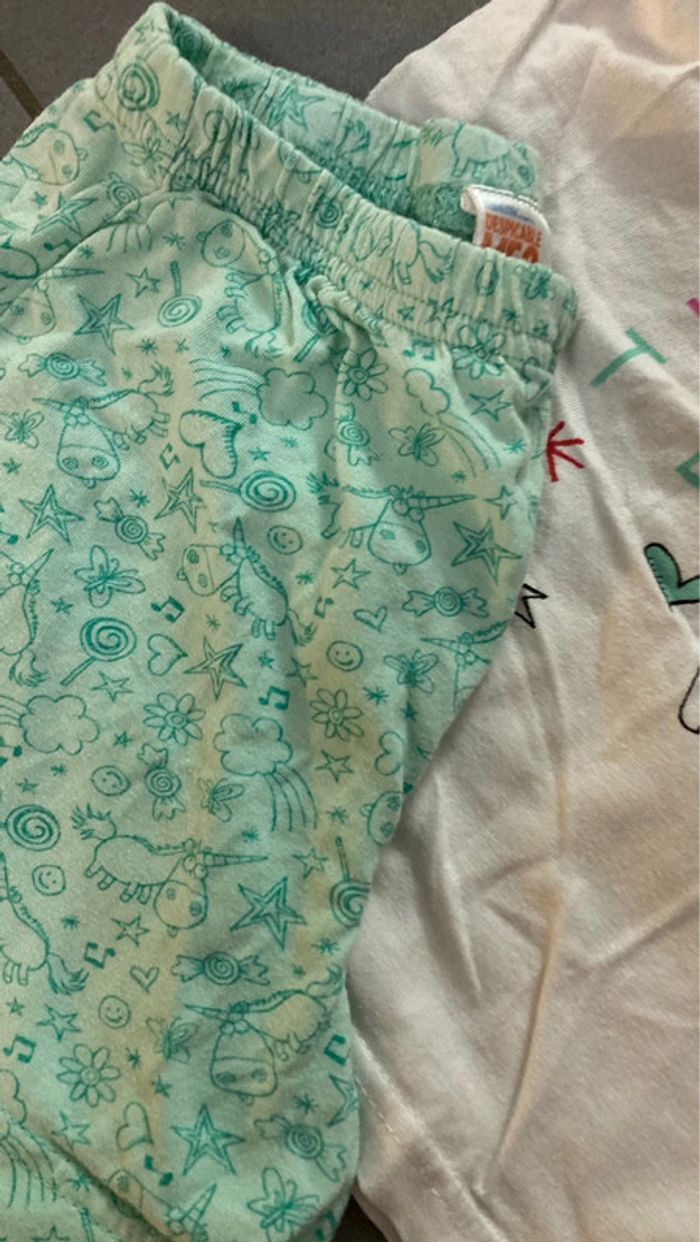 Lot pyjama ensemble nuit vêtement short fille enfant taille 6 ans - photo numéro 5