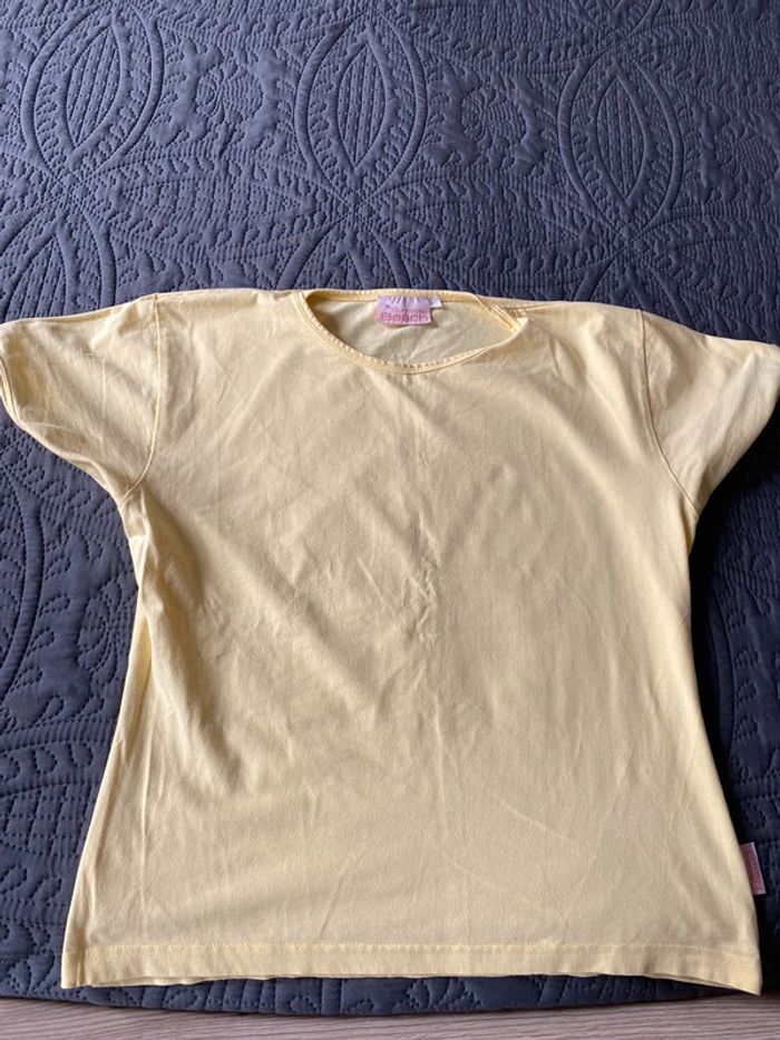 T-shirt jaune Summer Beach 🌸 taille M - photo numéro 4