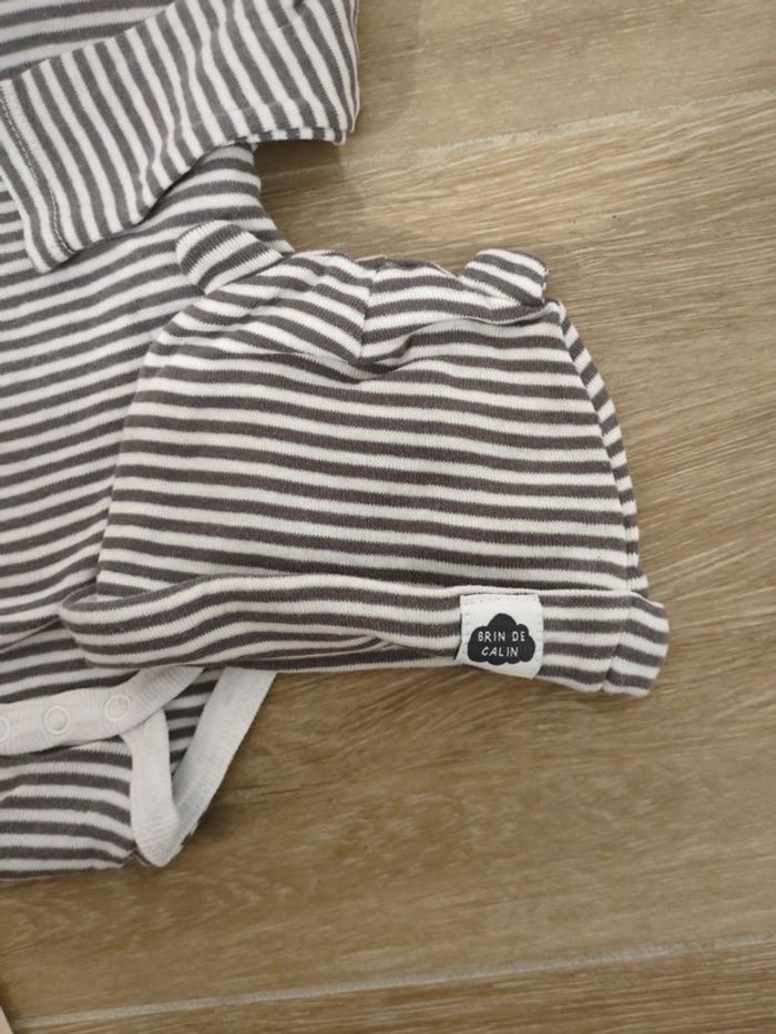 Body et bonnet 3mois - photo numéro 2