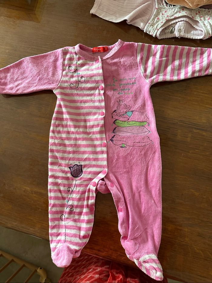 Lot 6 pyjamas velours 3 mois - photo numéro 10