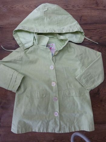 Imperméable vert DPAM 18 mois