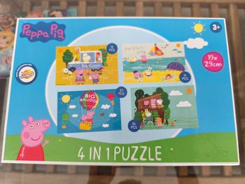 4 puzzles peppa pig