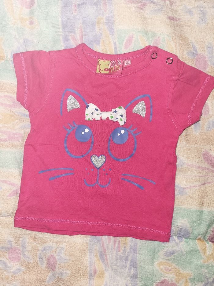 Tee-shirt fille 6 mois