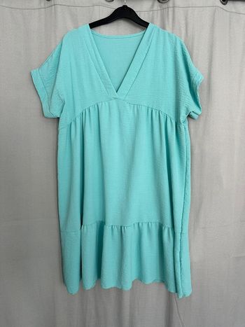 Robe turquoise
