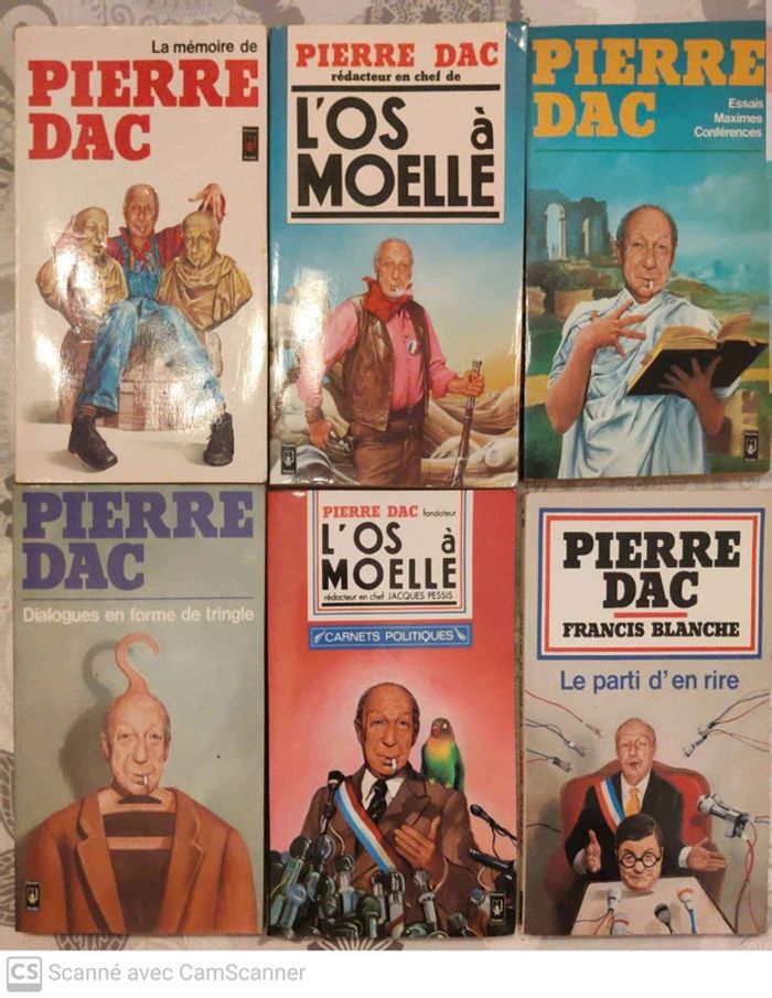Pierre Dac : lot 7 livres de poche