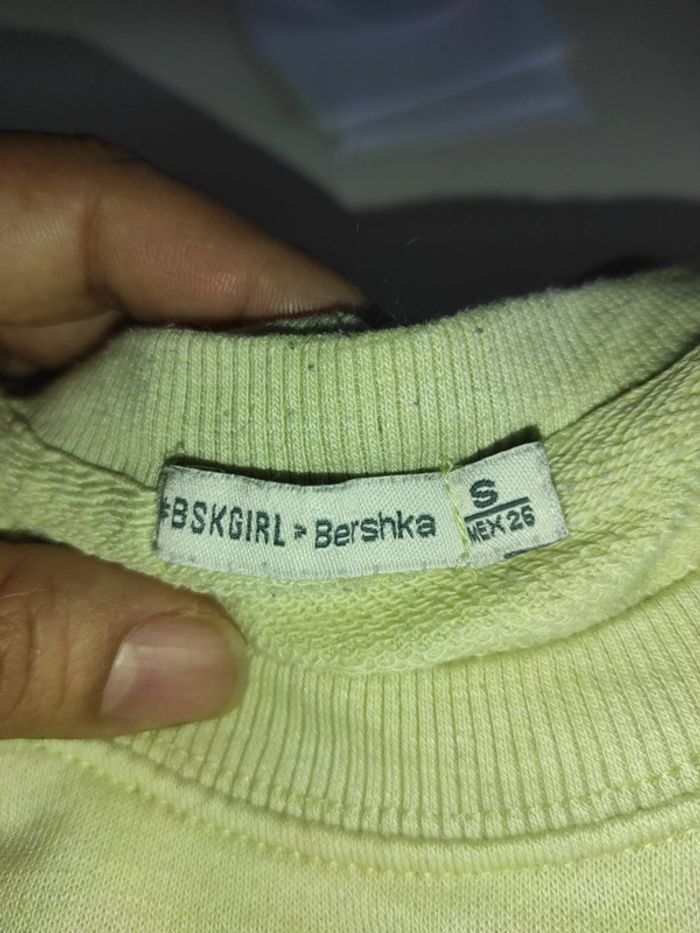 Sweat jaune écriture "cat a strophe" moustaches chat - photo numéro 3