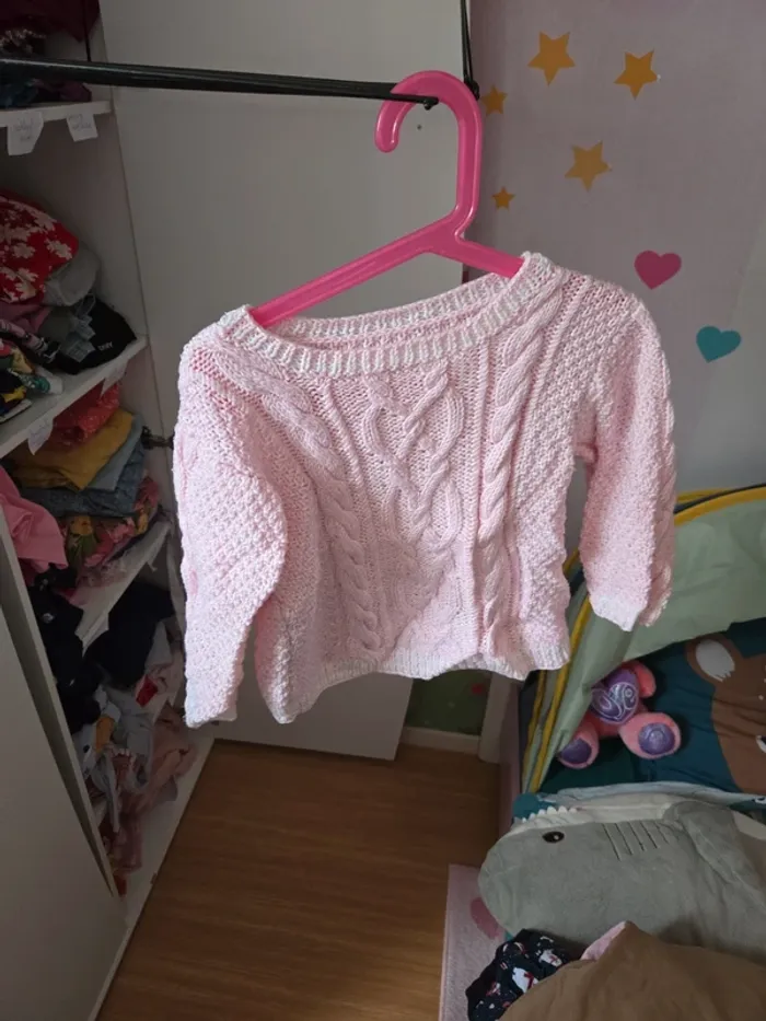 Pull fait main taille 8 ans - photo numéro 4