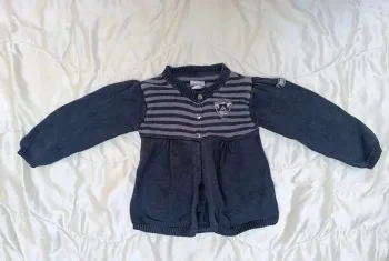 Veste en laine grise Orchestra 3 ans