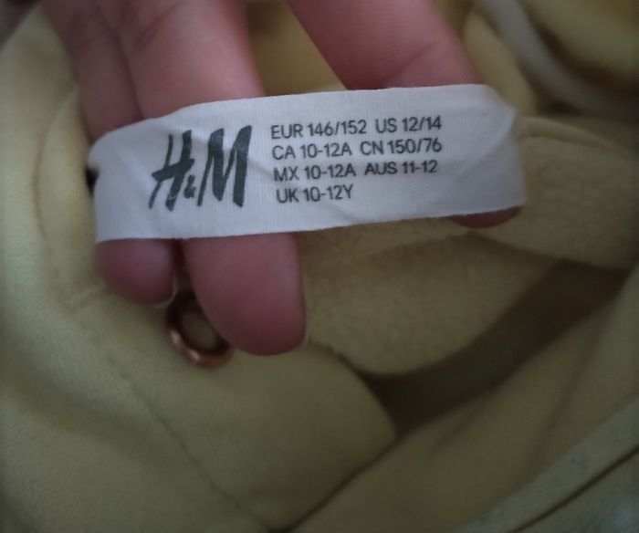 Sweat à capuche "H&M" 11/12 ans 60% coton - photo numéro 7