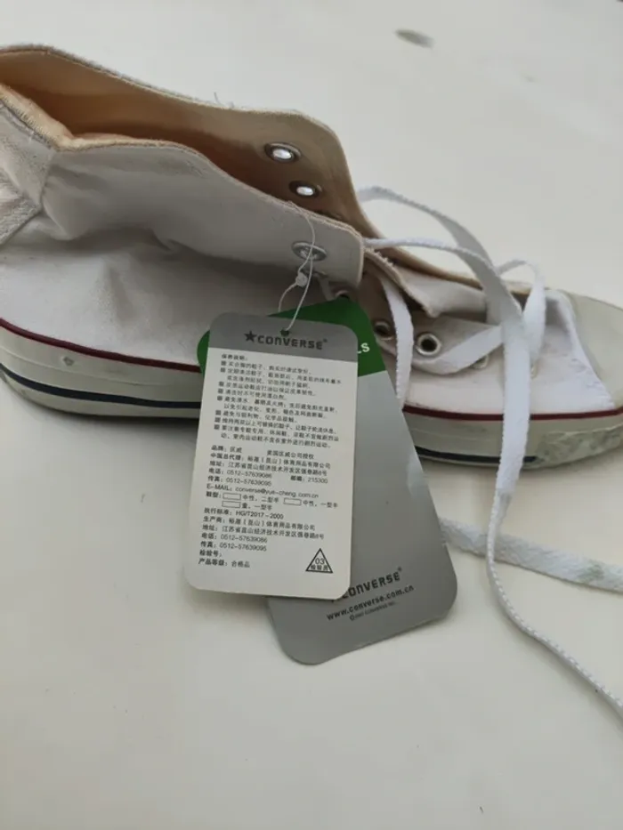 Basket converse blanche taille 44 - photo numéro 4