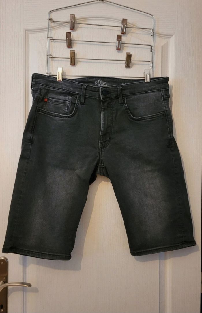 Short en jean noir S. Olivier