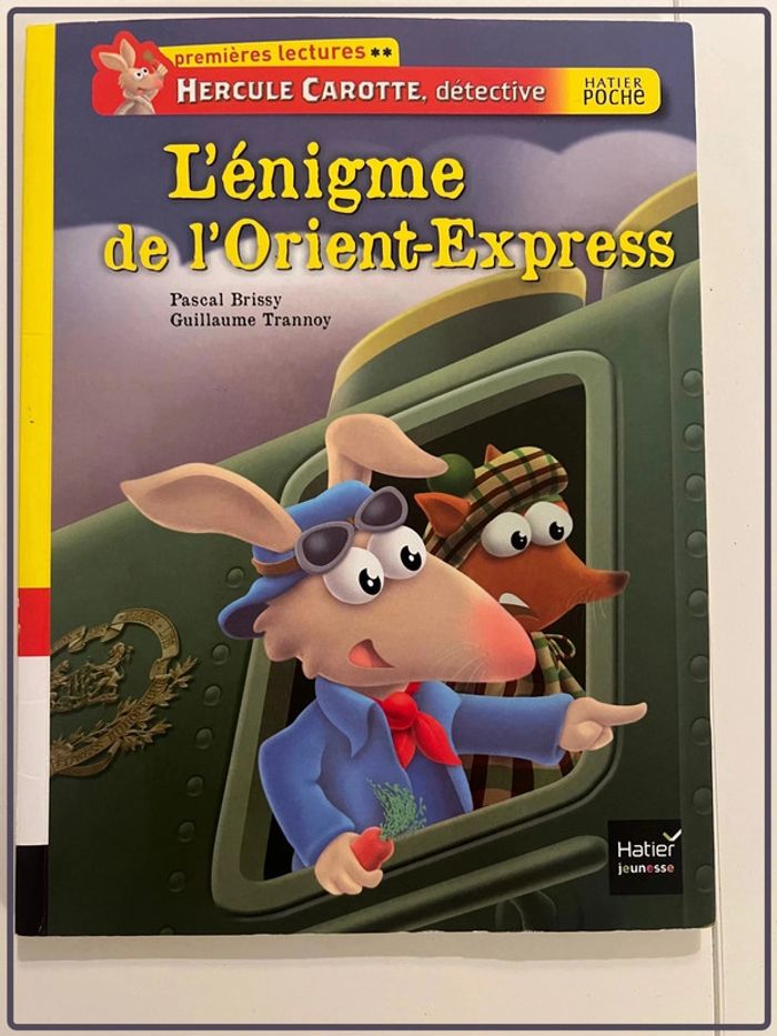 Livre l énigme de l orient express hercule carotte détective