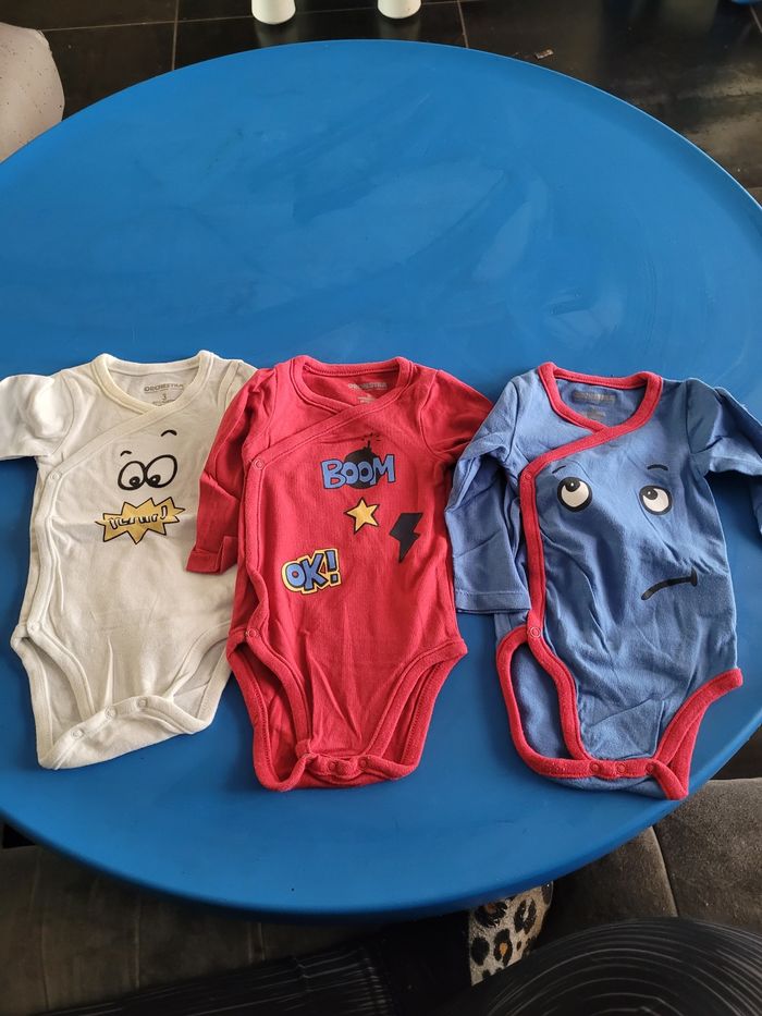 3 bodies manches longues orchestra 3 mois - photo numéro 2