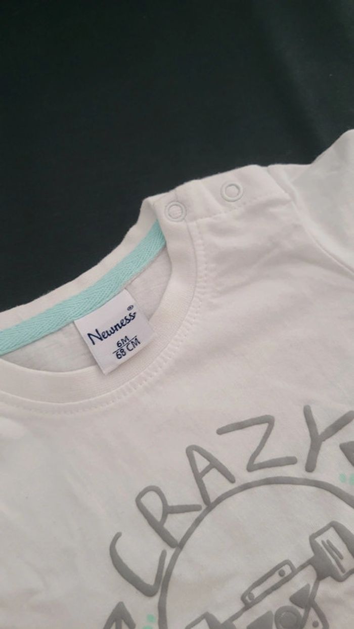 T shirt neuf 6 mois garçon - photo numéro 2