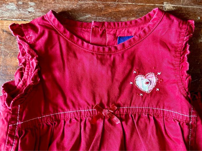 Robe rouge doublée 18 mois Sergent Major - photo numéro 2