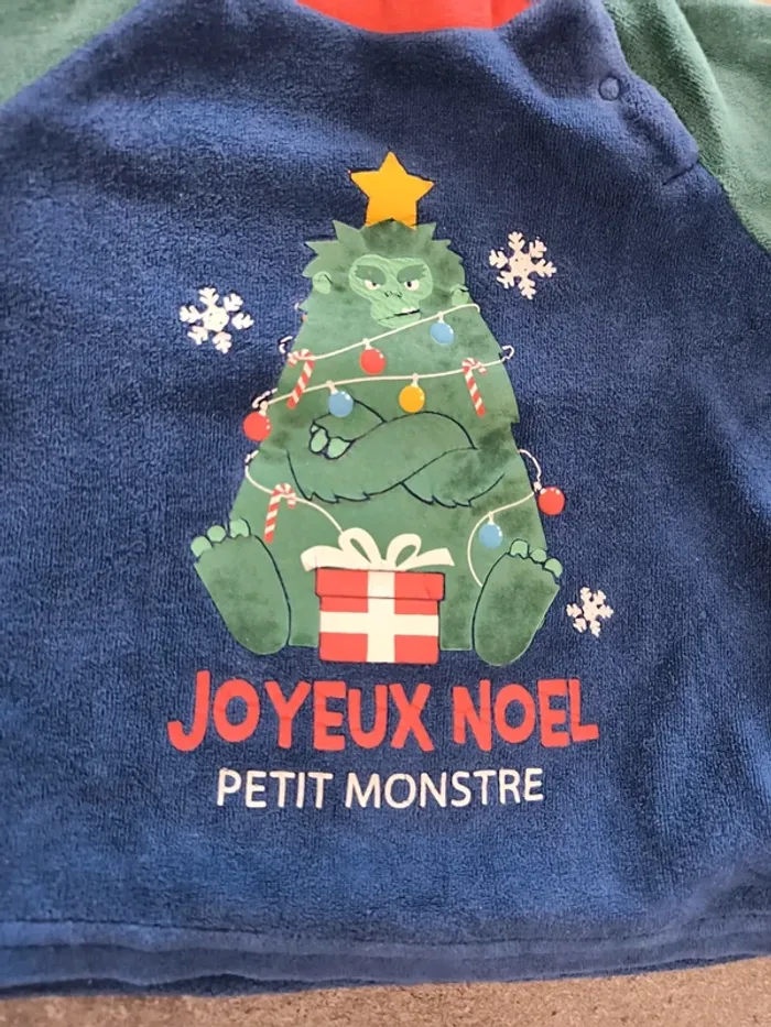 Pyjama hiver 2 pièces garçon 12 mois mots d'enfants - photo numéro 9