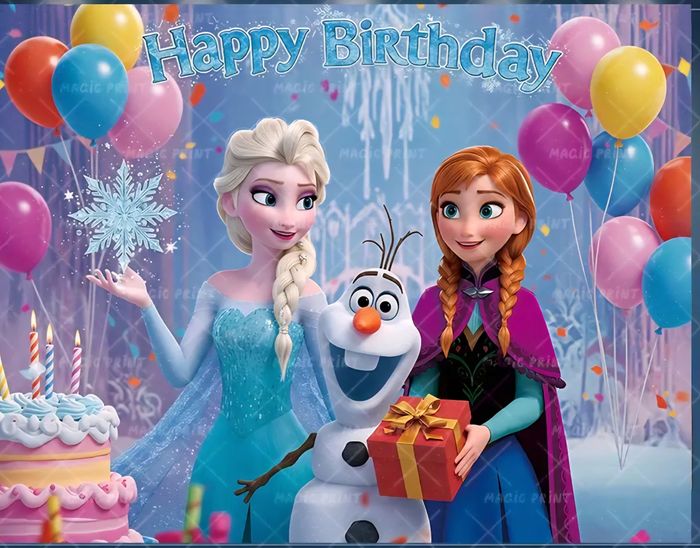 Decoration complète reine des neiges - photo numéro 8