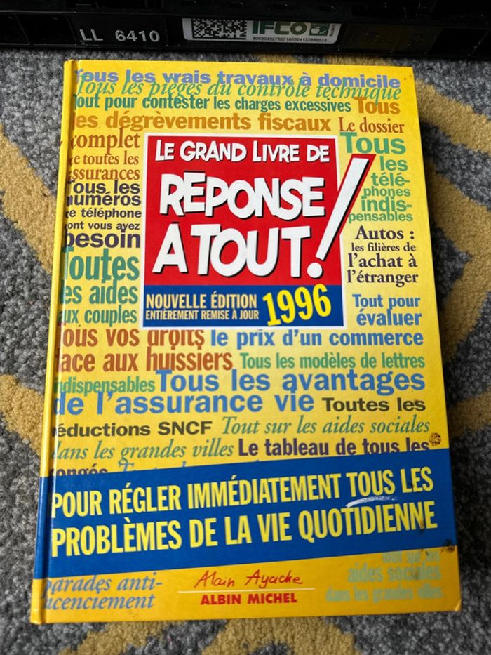Le grand livre de réponse à tout