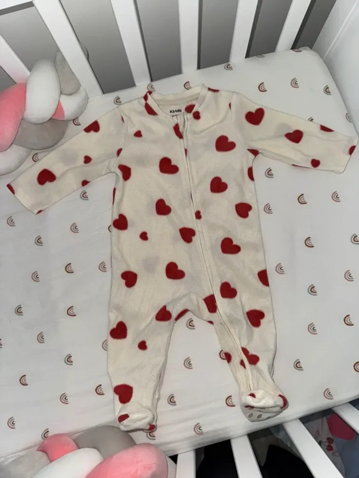 Pyjama cœur rouge - photo numéro 2