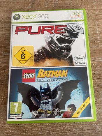 Bi pack lego batman + pure xbox 360