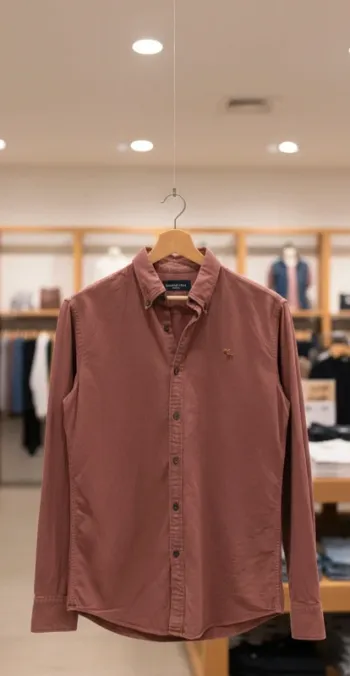 chemise manches longues taille M de la marque Abercrombie