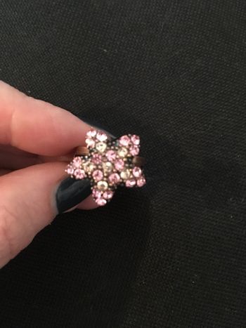 Bague étoile strass Neuve