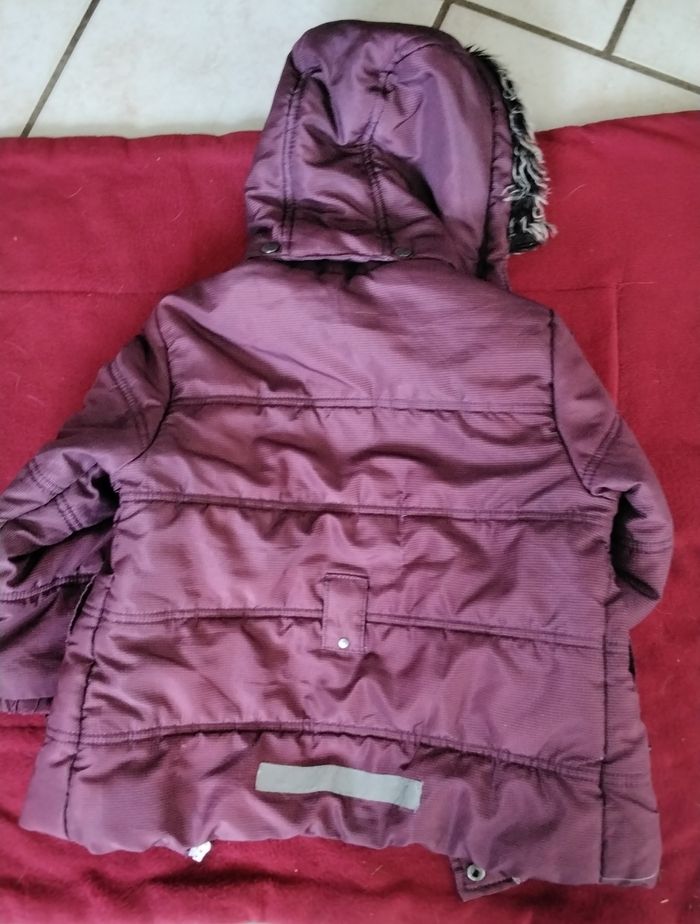 Blouson  à  capuche  amovible  ,violet,  fermeture  et  pressions  ,Lupilu  ,110cm - photo numéro 5