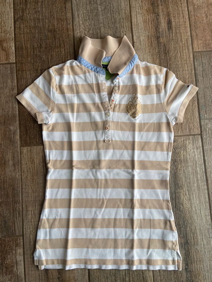 Polo manches courtes femme tommy hilfiger