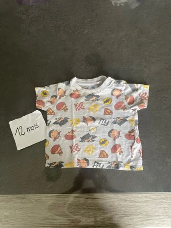 Tee-shirt DC comic 12 mois