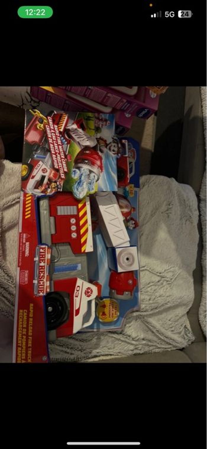 Camion pompier paw patrol