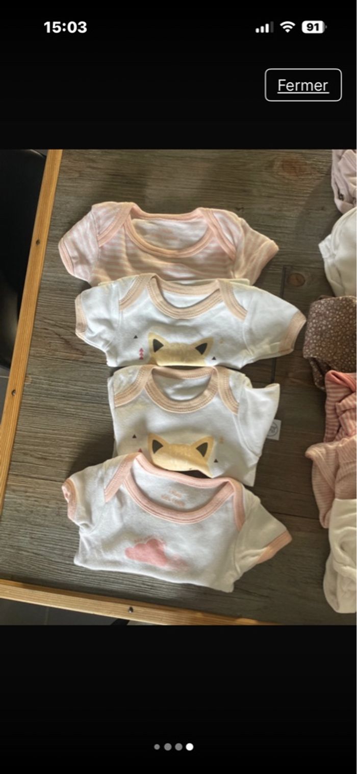 Lot de pyjama bébé 1 mois - photo numéro 2