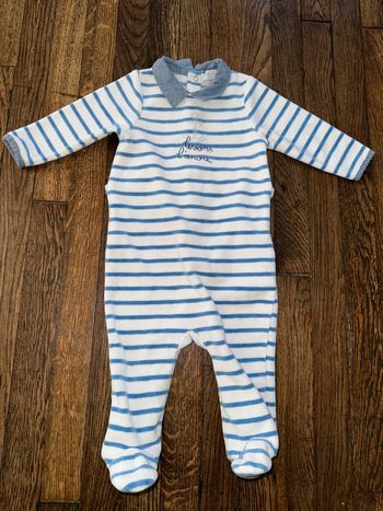 Pyjama velour cadet rousselle  6 mois