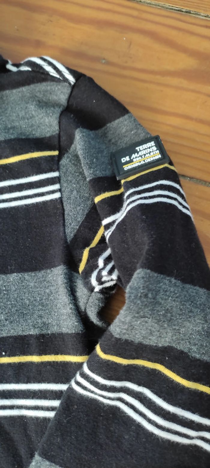 T-shirt manches longues polo Terre de marins 3 ans - photo numéro 4