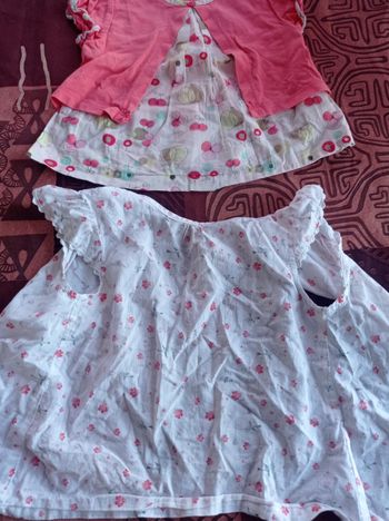 2 hauts manches courtes