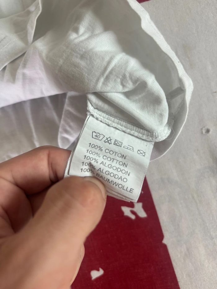 T-shirt manche longue Element taille S blanc logo imprimé noir - photo numéro 8
