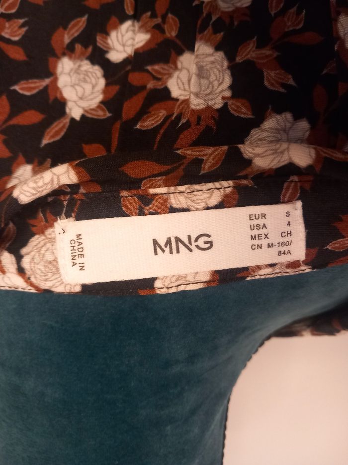 Robe chemise élégante mango fleuri - photo numéro 6