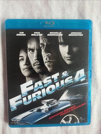 Fast and furious 4 Blu-ray