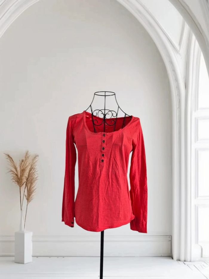 Tee-shirt manche longue pur coton 🌸