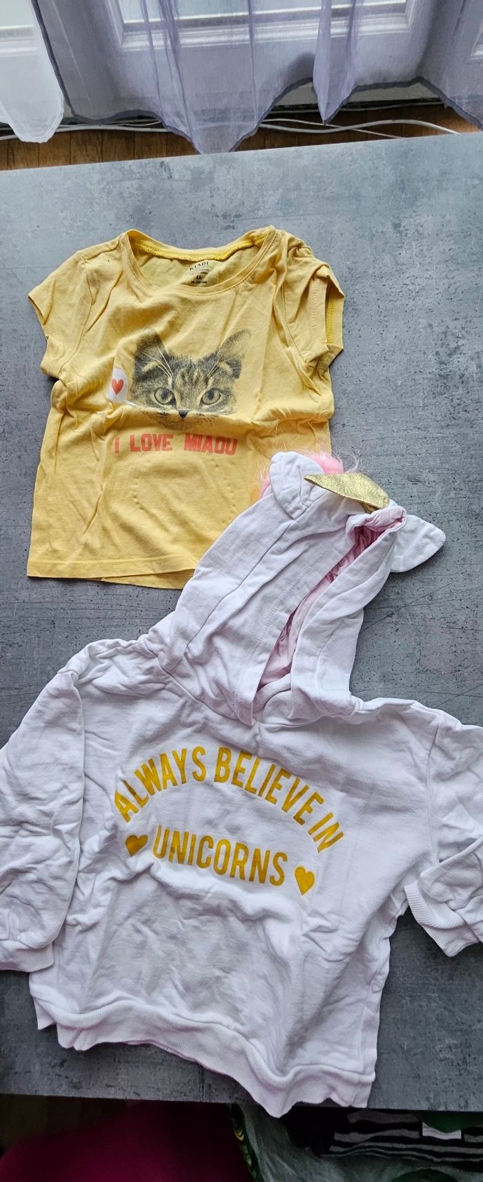 Lot vêtements fille 4ans - photo numéro 3