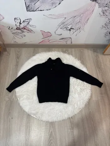 Pull Okaidi noir garçon 8 ans