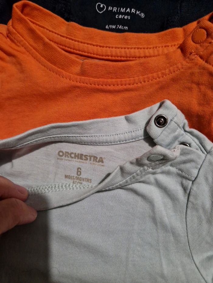 Lot de 5 tee shirt 6 mois - photo numéro 7