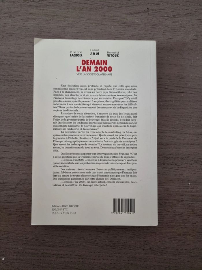 Livre Demain l'an 2000 - photo numéro 2