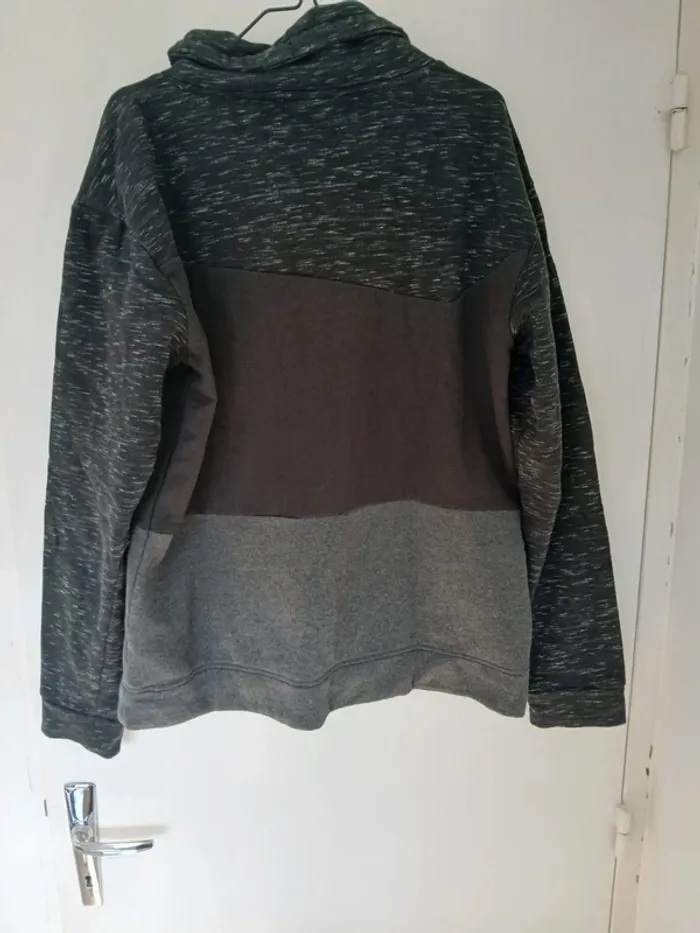 Sweat up2 L gris et noir - photo numéro 4