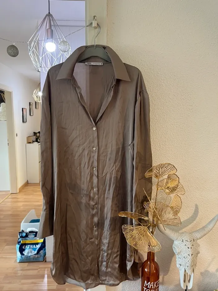 Robe chemise Zara - photo numéro 3